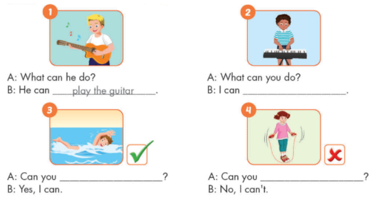 Giải SGK Tiếng Anh lớp 4 Unit 2: What can I do | iLearn Smart Start (ảnh 39)