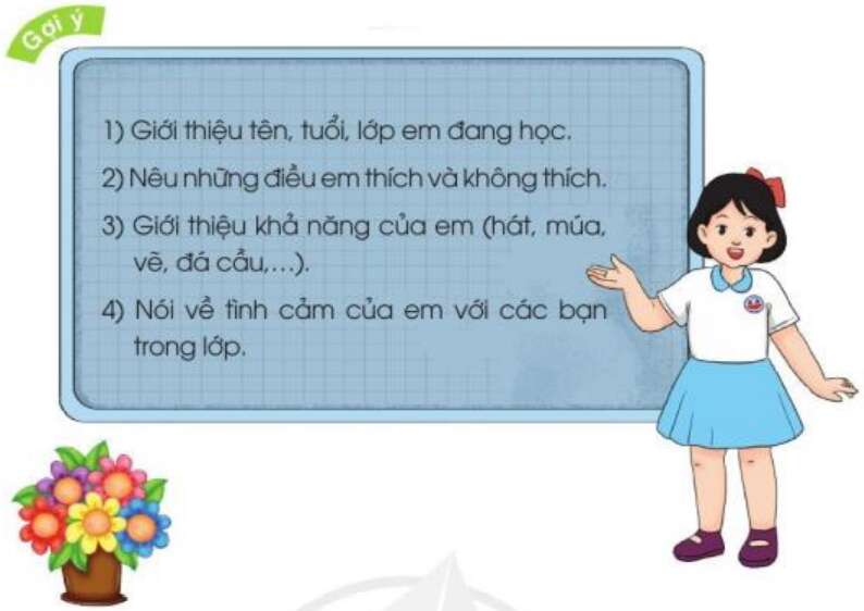 Em là học sinh lớp 3 trang 18 Tiếng Việt lớp 3 Tập 1 | Cánh diều (ảnh 1)