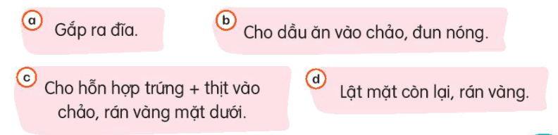 Tập nấu ăn trang 30, 31 Tiếng Việt lớp 3 Tập 1 | Kết nối tri thức (ảnh 4)