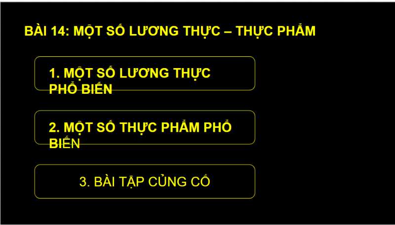 Bài giảng điện tử Một số lương thực – thực phẩm | Giáo án PPT KHTN 6 Chân trời sáng tạo (ảnh 2)