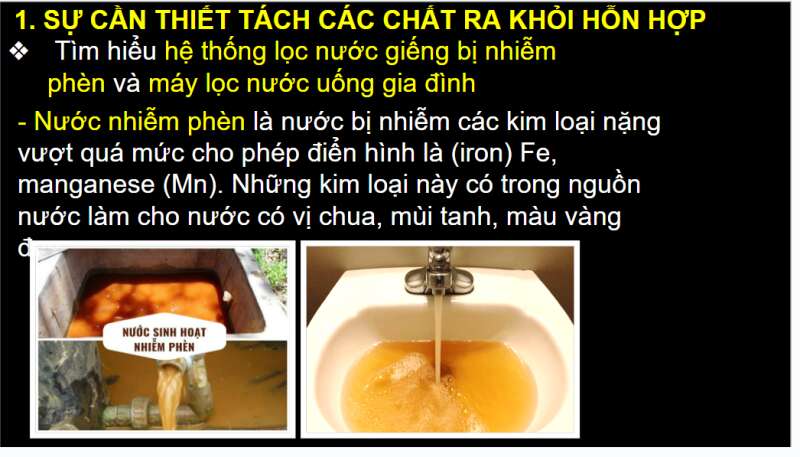 Bài giảng điện tử Một số phương pháp tách chất ra khỏi hỗn hợp | Giáo án PPT KHTN 6 Chân trời sáng tạo (ảnh 3)