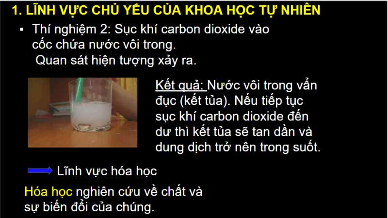 Bài giảng điện tử Bài 2: Các lĩnh vực chủ yếu của khoa học tự nhiên | Giáo án PPT KHTN 6 Chân trời sáng tạo (ảnh 4)