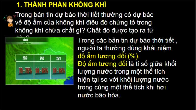 Bài giảng điện tử Không khí và bảo vệ môi trường không khí | Giáo án PPT KHTN 6 Chân trời sáng tạo (ảnh 4)