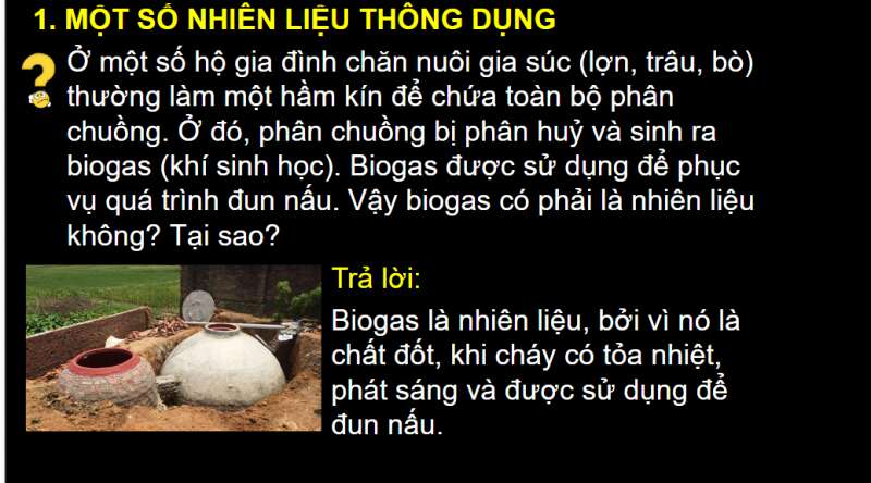 Bài giảng điện tử Nhiên liệu và an ninh năng lượng | Giáo án PPT KHTN 6 Chân trời sáng tạo (ảnh 5)