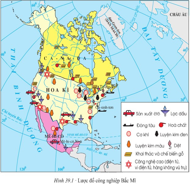 Lý thuyết Địa Lí 7 Bài 15: Phương thức con người khai thác tự nhiên bền vững, một số trung tâm kinh tế của Bắc Mỹ  - Chân trời sáng tạo (ảnh 1)