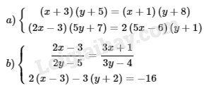 SBT Toán 9 Ôn tập chương 3: Hệ hai phương trình bậc nhất hai ẩn | Giải SBT Toán lớp 9 (ảnh 2)