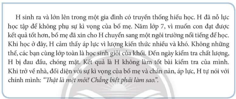 GDCD 7 Bài 6: Nhận diện tình huống gây căng thẳng | Chân trời sáng tạo (ảnh 2)