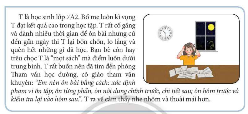 GDCD 7 Bài 7: Ứng phó với tâm lí căng thẳng | Chân trời sáng tạo (ảnh 2)