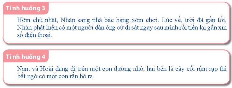 HĐTN lớp 7 Bài 2: Tự bảo vệ trong tình huống nguy hiểm | HĐTN lớp 7 Kết nối tri thức (ảnh 3)