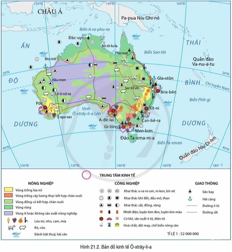 Địa lí 7 Bài 21: Đặc điểm dân cư, xã hội và phương thức con người khai thác, sử dụng và bảo vệ thiên nhiên ở Ô-xtrây-li-a | Cánh diều (ảnh 2)
