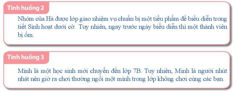 HĐTN lớp 7 Bài 1: Phát triển mối quan hệ hòa đồng, hợp tác với thầy cô và các bạn | HĐTN lớp 7 Kết nối tri thức (ảnh 1)