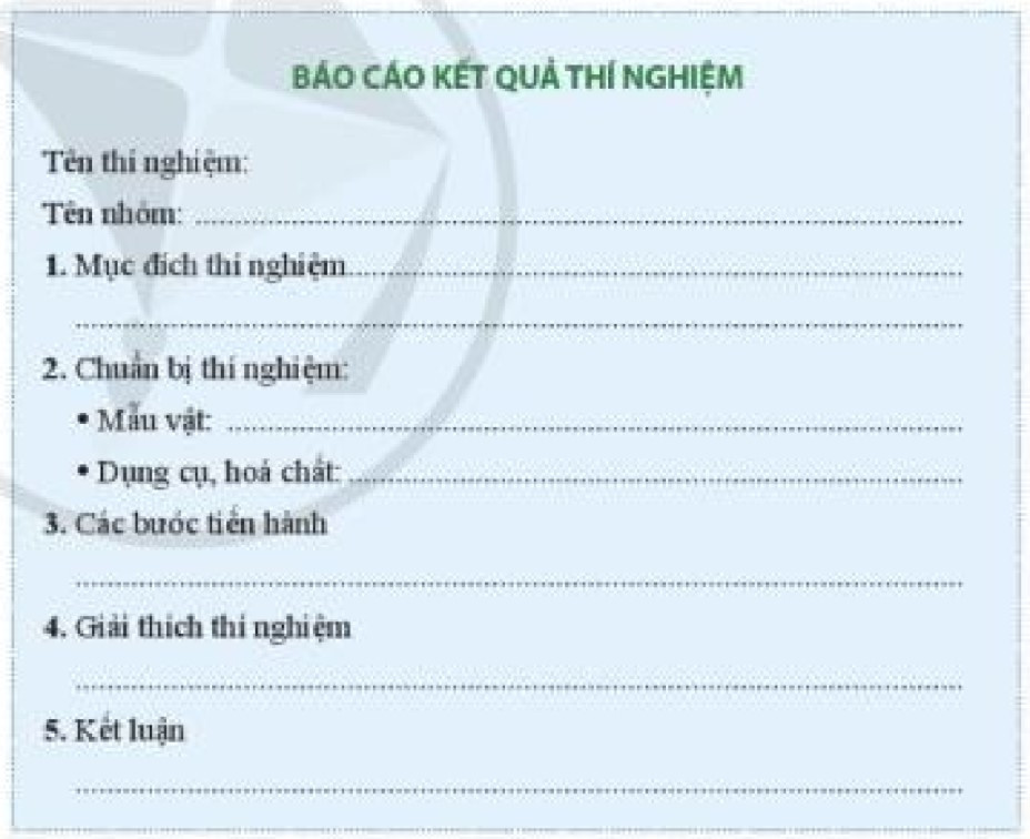 Lý thuyết Khoa học tự nhiên 7 Bài 20: Thực hành về quang hợp ở cây xanh - Cánh diều (ảnh 1)