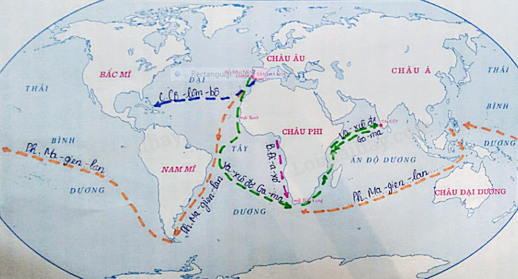 Lý thuyết Lịch Sử 7 Bài 2: Các cuộc phát kiến địa lí từ thế kỉ XV đến thế kỉ XVI - Cánh diều (ảnh 1)