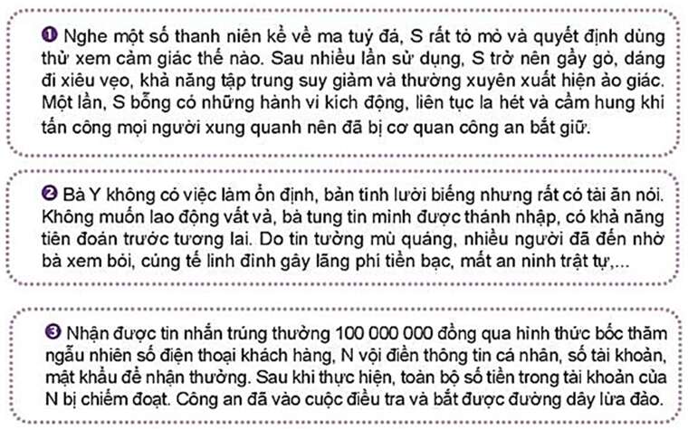 GDCD 7 Bài 9: Phòng, chống tệ nạn xã hội | Kết nối tri thức (ảnh 3)