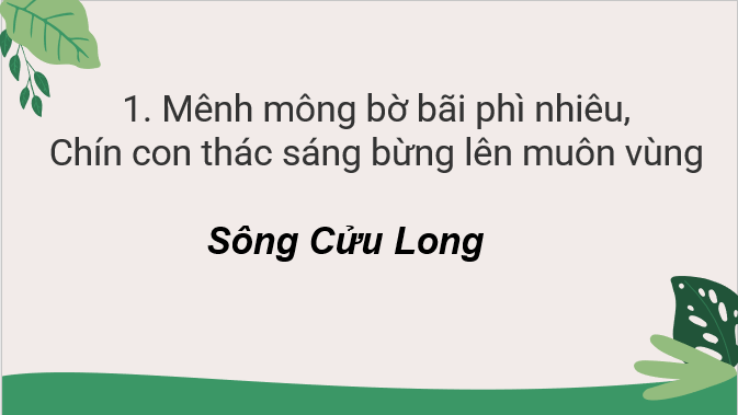 Giáo án điện tử Địa lí 8 (Kết nối tri thức) Bài 2: Địa hình Việt Nam | Bài giảng PPT Địa lí 8 (ảnh 1)