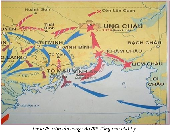 Lý thuyết Bài 15: Cuộc kháng chiến chống quân Tống xâm lược của nhà Lý (1075-1077) - Cánh diều (ảnh 1)