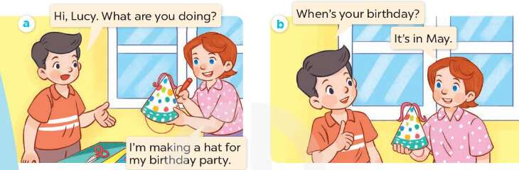 Giải SGK Tiếng Anh lớp 4 Unit 4: My birthday party | Global Success (ảnh 1)