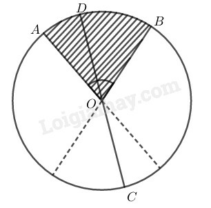 SBT Toán 9 Bài 1: Góc ở tâm. Số đo cung | Giải SBT Toán lớp 9 (ảnh 7)