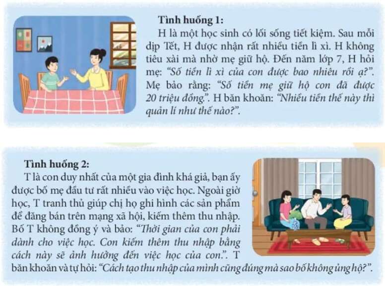 GDCD 7 Bài 9: Quản lí tiền | Chân trời sáng tạo (ảnh 5)