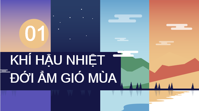 Giáo án điện tử Địa lí 8 (Chân trời sáng tạo) Bài 6: Đặc điểm khí hậu | Bài giảng PPT Địa lí 8 (ảnh 1)