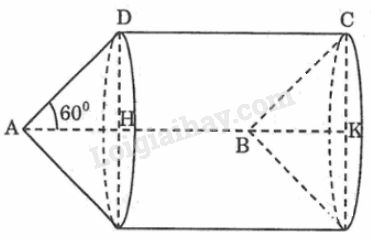 SBT Toán 9 Bài 2: Hình nón. Hình nón cụt. Diện tích xung quanh và thể tích của hình nón, hình nón cụt | Giải SBT Toán lớp 9 (ảnh 6)