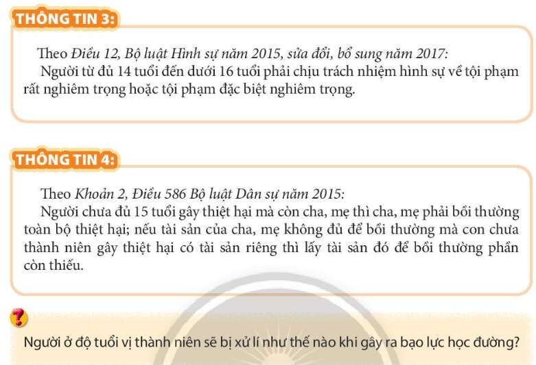 GDCD 7 Bài 8: Phòng, chống bạo lực học đường | Chân trời sáng tạo (ảnh 8)