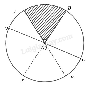 SBT Toán 9 Bài 1: Góc ở tâm. Số đo cung | Giải SBT Toán lớp 9 (ảnh 9)