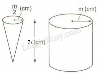 SBT Toán 9 Bài 2: Hình nón. Hình nón cụt. Diện tích xung quanh và thể tích của hình nón, hình nón cụt | Giải SBT Toán lớp 9 (ảnh 8)