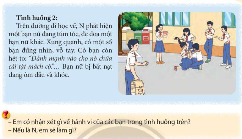 GDCD 7 Bài 8: Phòng, chống bạo lực học đường | Chân trời sáng tạo (ảnh 10)