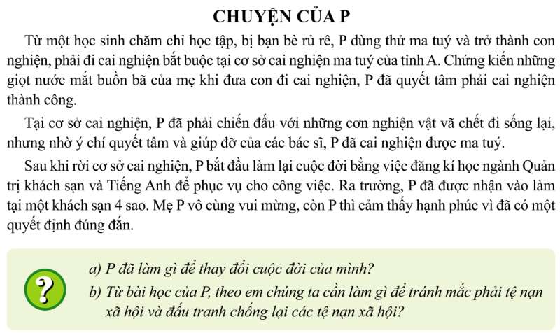 GDCD 7 Bài 11: Thực hiện phòng, chống tệ nạn xã hội | Cánh diều (ảnh 2)