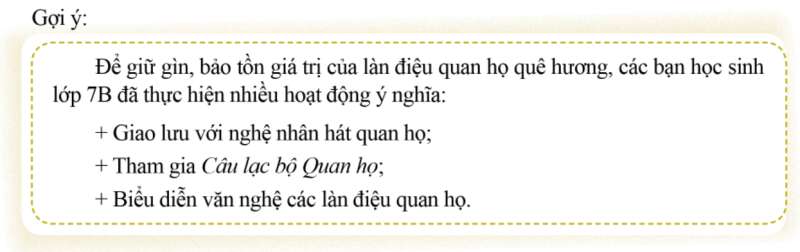 HĐTN lớp 7 Chủ đề 4: Tiếp nối truyền thống quê hương | Cánh diều (ảnh 1)