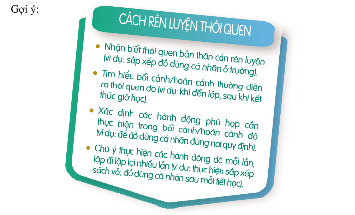 HĐTN lớp 7 Chủ đề 1: Trường học của em | Cánh diều  (ảnh 8)