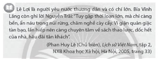 Sách bài tập Lịch sử 7 Bài 19: Khởi nghĩa Lam Sơn (1418-1427) - Chân trời sáng tạo (ảnh 1)