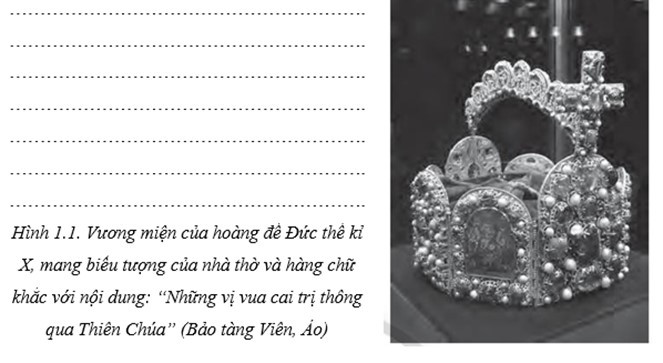 Sách bài tập Lịch sử 7 Bài 1: Quá trình hình thành và phát triển chế độ phong kiến ở Tây Âu - Chân trời sáng tạo (ảnh 1)