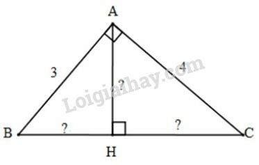 Giải Toán 9 Bài 1: Một số hệ thức về cạnh và đường cao trong tam giác vuông (ảnh 20)