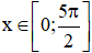 Số nghiệm của phương trình 2cosx = căn bậc hai 3 trên đoạn  [0;5π/2] là