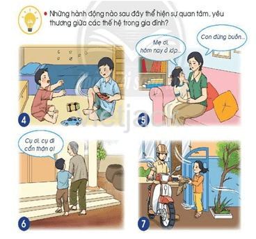 Bài 1: Các thế hệ trong gia đình