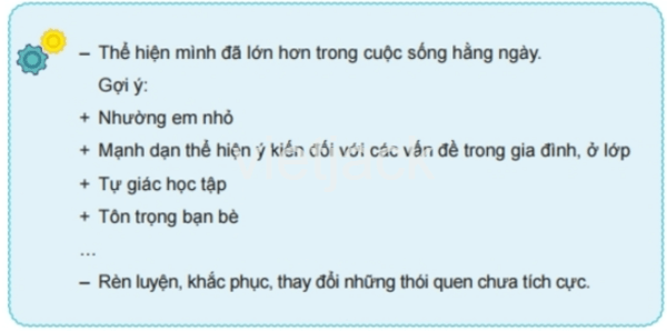 Bài 1: Em đã lớn hơn - Hay nhất Kết nối tri thức