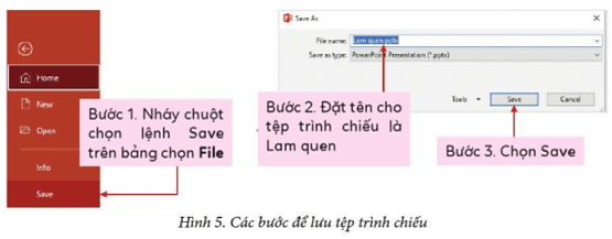 Tin học lớp 3 Bài 1: Em làm quen với phần mềm trình chiếu trang 49, 50, 51 | Cánh diều