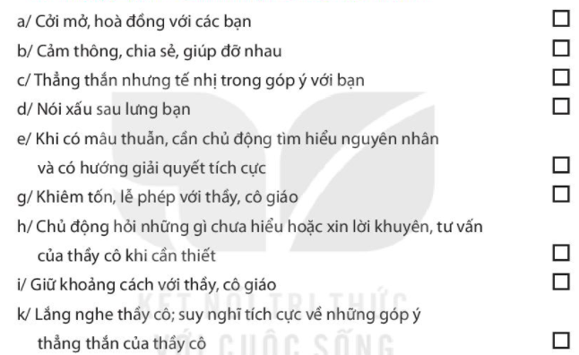 Bài 1: Lớp học mới của em