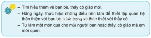 Bài 1: Lớp học mới của em