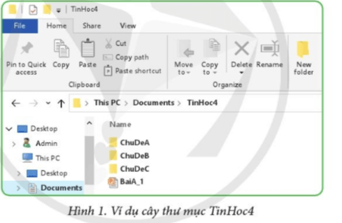 Tin học lớp 4 Cánh diều Bài 1: Tạo và xóa thư mục, đổi tên và xóa tệp
