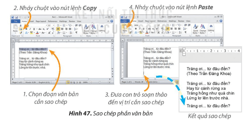 Tin học lớp 4 Bài 11: Chỉnh sửa văn bản