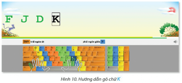 Tin học lớp 4 Chân trời sáng tạo Bài 11B: Thực hành luyện tập gõ bàn phím