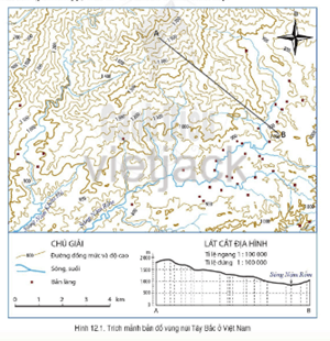 Bài 12: Thực hành: Đọc lược đồ địa hình tỉ lệ lớn và lát cắt địa hình đơn giản