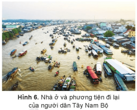 Lịch Sử và Địa Lí lớp 4 Cánh diều Bài 19: Dân cư, hoạt động sản xuất và một số nét văn hóa ở vùng Nam Bộ (ảnh 5)