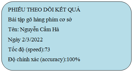 Tin học lớp 3 Bài 2: Em tập gõ hàng phím cơ sở trang 27, 28 | Cánh diều