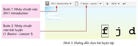 Tin học lớp 3 Bài 2: Em tập gõ hàng phím cơ sở trang 27, 28 | Cánh diều