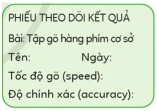 Tin học lớp 3 Bài 2: Em tập gõ hàng phím cơ sở trang 27, 28 | Cánh diều