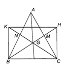 Hai đường trung tuyến BM CN của tam giác ABC cân tại A cắt nhau tại G